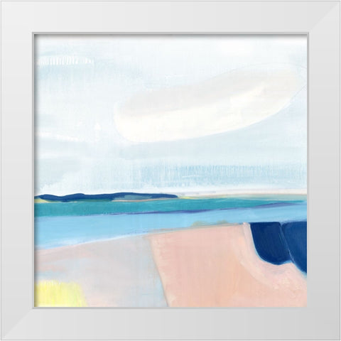Supernova White Modern Wood Framed Art Print by Hahn, Frances