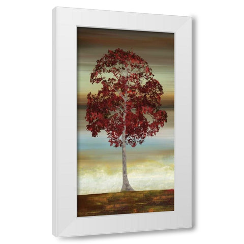 Swept Away II White Modern Wood Framed Art Print by Fontaine, Drako