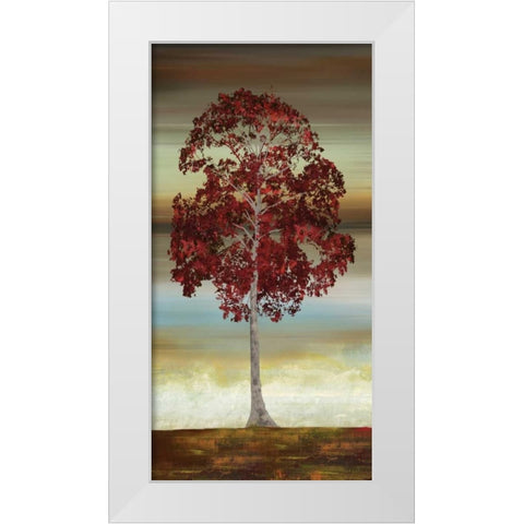 Swept Away II White Modern Wood Framed Art Print by Fontaine, Drako
