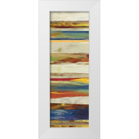 Pulse I - Mini White Modern Wood Framed Art Print by Fontaine, Drako