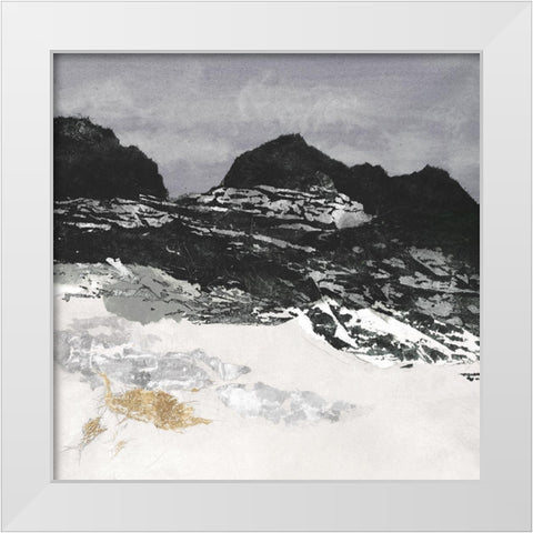 Thunder Bluffs  White Modern Wood Framed Art Print by Fowler, Jan Sullivan