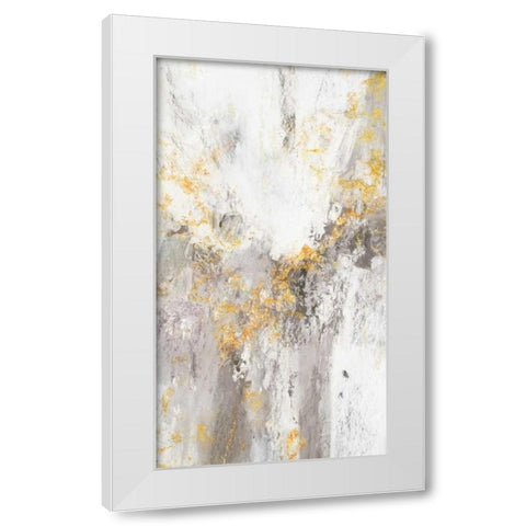 Flow White II White Modern Wood Framed Art Print by Gardner, Jennifer