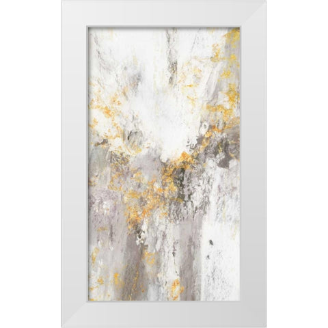 Flow White II White Modern Wood Framed Art Print by Gardner, Jennifer