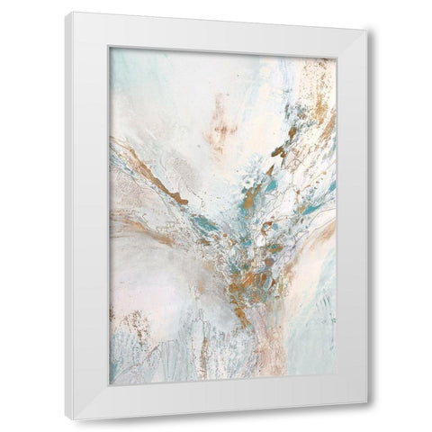 Part Ways II  White Modern Wood Framed Art Print by Gardner, Jennifer