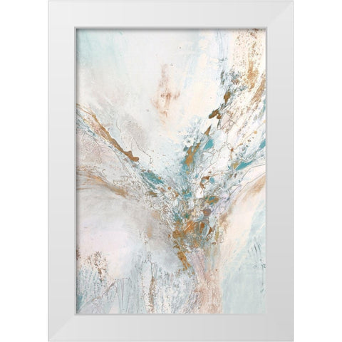 Part Ways II  White Modern Wood Framed Art Print by Gardner, Jennifer