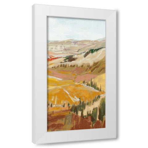 Tuscany Landscape II  White Modern Wood Framed Art Print by Gardner, Jennifer