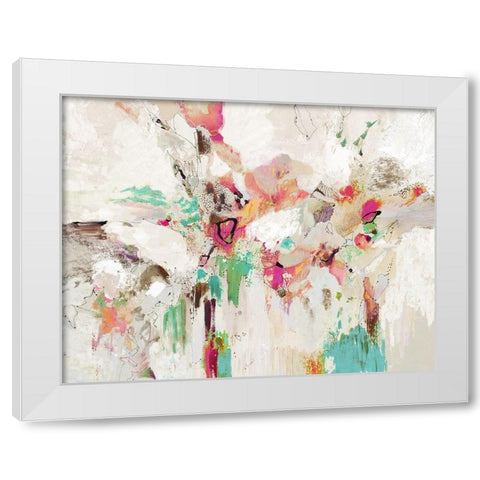 At the Beginning White Modern Wood Framed Art Print by Gardner, Jennifer
