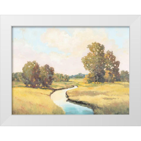 Farming Country I White Modern Wood Framed Art Print by Reynolds, Graham