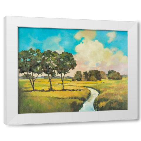 Farming Country II White Modern Wood Framed Art Print by Reynolds, Graham