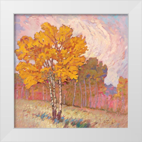 Tree Line I White Modern Wood Framed Art Print by Reynolds, Graham