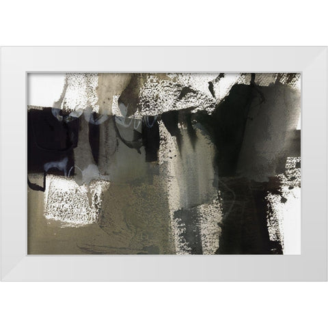 Midnight Abstract VI White Modern Wood Framed Art Print by Guna, Bianka