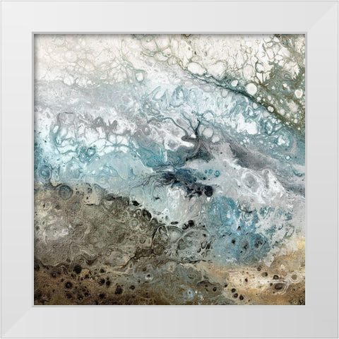 Electra  White Modern Wood Framed Art Print by Broughton, Shaylen