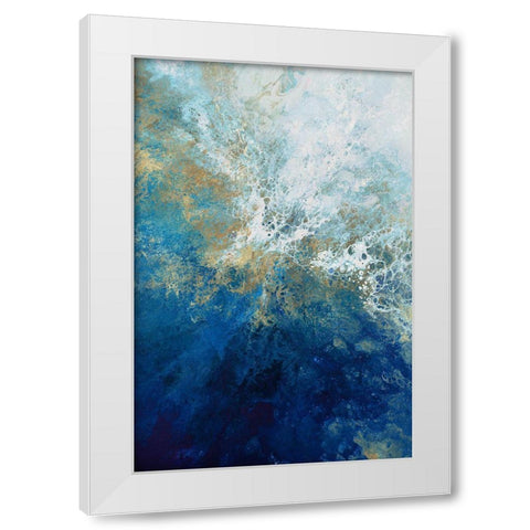 Nilus  White Modern Wood Framed Art Print by Broughton, Shaylen