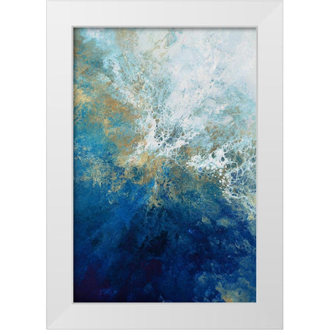 Nilus  White Modern Wood Framed Art Print by Broughton, Shaylen