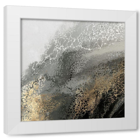 Aisa White Modern Wood Framed Art Print by Broughton, Shaylen