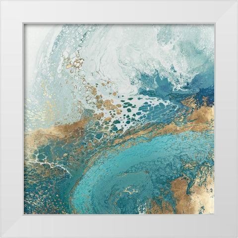 Galene White Modern Wood Framed Art Print by Broughton, Shaylen