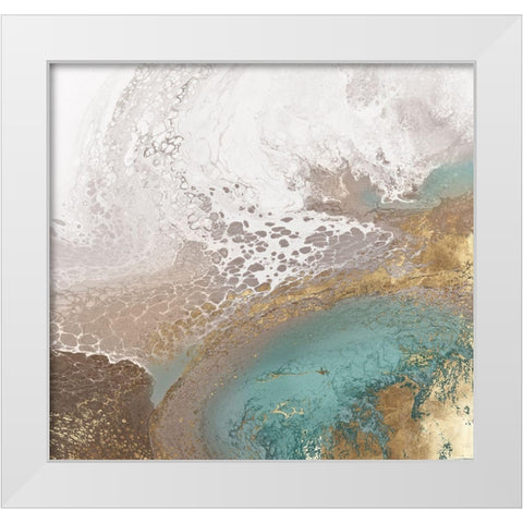 Galene Neutral VersionÂ  White Modern Wood Framed Art Print by Broughton, Shaylen