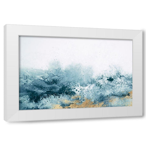 Lauma  White Modern Wood Framed Art Print by Broughton, Shaylen