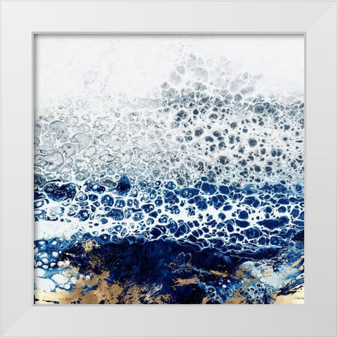 Flowing Luna  White Modern Wood Framed Art Print by Broughton, Shaylen