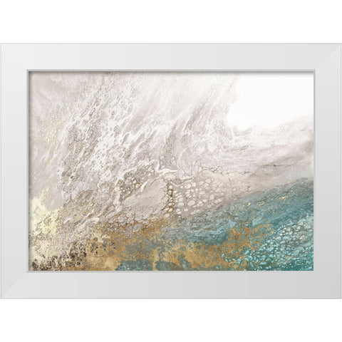 Nortia  White Modern Wood Framed Art Print by Broughton, Shaylen