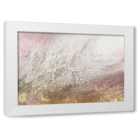 Nortia Pink Version  White Modern Wood Framed Art Print by Broughton, Shaylen