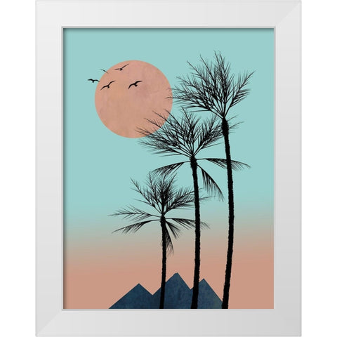 Passion in the Tropics I  White Modern Wood Framed Art Print by Halli, Hal