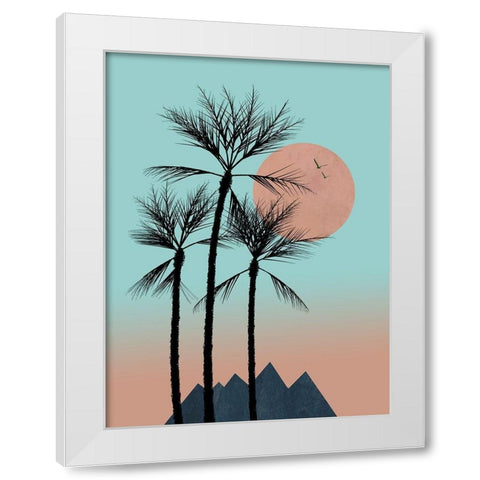 Passion in the Tropics II White Modern Wood Framed Art Print by Halli, Hal