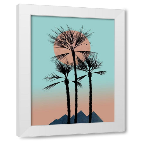 Passion in the Tropics III White Modern Wood Framed Art Print by Halli, Hal