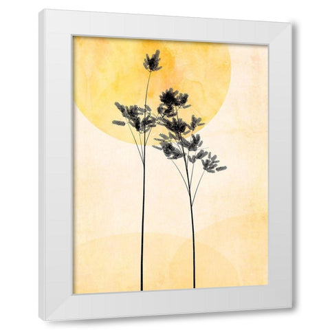 Feel the Love White Modern Wood Framed Art Print by Halli, Hal