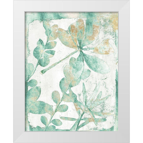 Garden Variety Green Version  White Modern Wood Framed Art Print by St Hilaire, Elizabeth