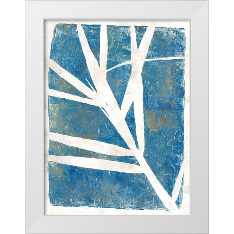 Tropical Frond  White Modern Wood Framed Art Print by St Hilaire, Elizabeth