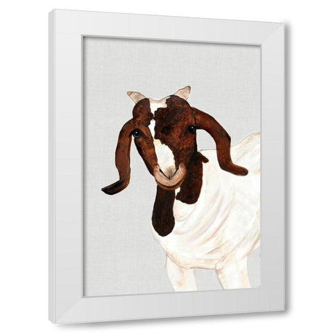 FancyÂ  White Modern Wood Framed Art Print by Hatfield, Jodi