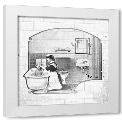 Vintage Wash White Modern Wood Framed Art Print by Smith, Karen