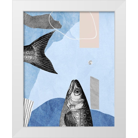 Top and Tail I  White Modern Wood Framed Art Print by Smith, Karen