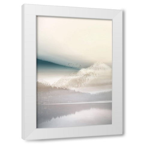 Vanilla Landscape I White Modern Wood Framed Art Print by Bainbridge, Hope
