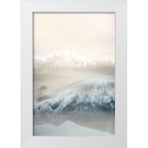 Vanilla Landscape II White Modern Wood Framed Art Print by Bainbridge, Hope