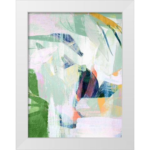 Paradise Sunrise I White Modern Wood Framed Art Print by Bainbridge, Hope