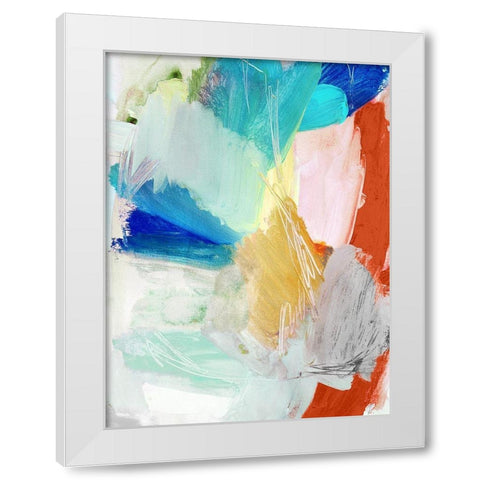 This Dance  White Modern Wood Framed Art Print by Bainbridge, Hope
