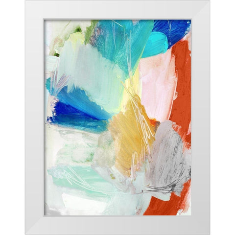 This Dance  White Modern Wood Framed Art Print by Bainbridge, Hope