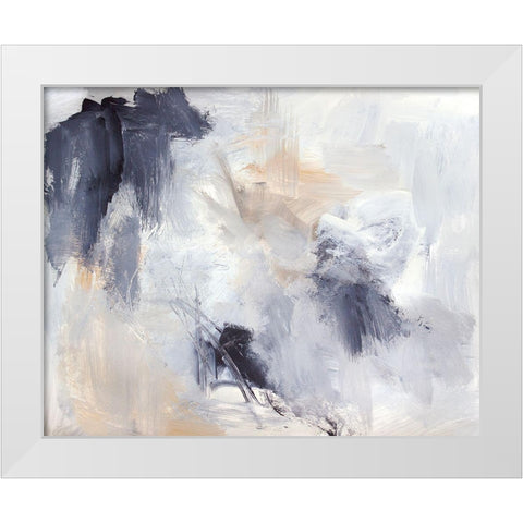 Beyond the Clouds White Modern Wood Framed Art Print by Bainbridge, Hope