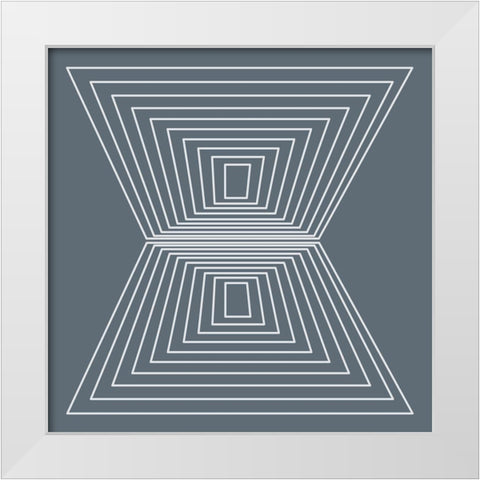 InvertedÂ  White Modern Wood Framed Art Print by Hauanio, Sandi