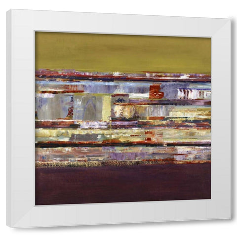 Tonal Rhythm II White Modern Wood Framed Art Print by Hoop, Fiona