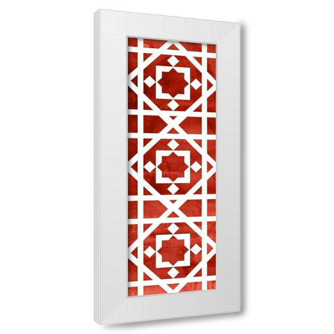 Holiday Ornate I White Modern Wood Framed Art Print by PI Studio