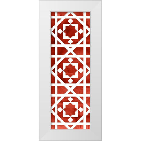 Holiday Ornate I White Modern Wood Framed Art Print by PI Studio