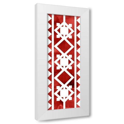 Holiday Ornate II White Modern Wood Framed Art Print by PI Studio