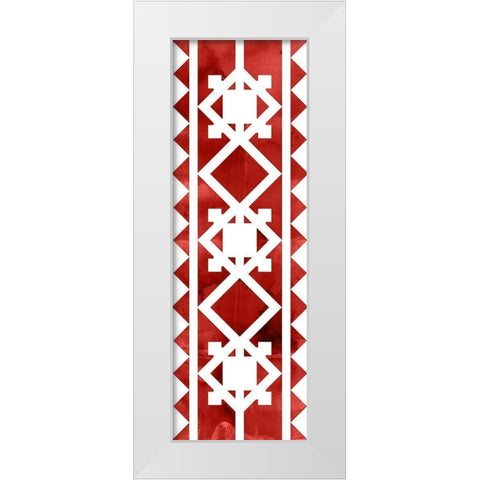 Holiday Ornate II White Modern Wood Framed Art Print by PI Studio