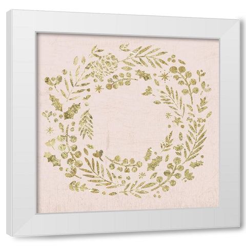 Holiday Mood  White Modern Wood Framed Art Print by PI Studio