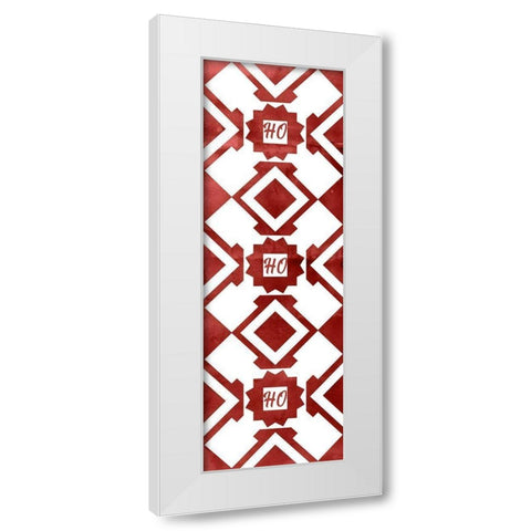 Nordic Quilt II   White Modern Wood Framed Art Print by PI Studio