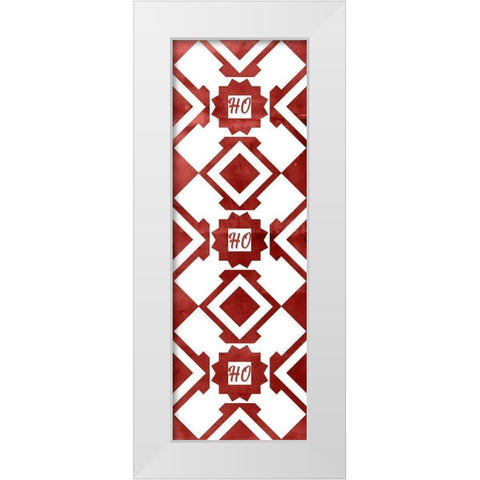 Nordic Quilt II   White Modern Wood Framed Art Print by PI Studio