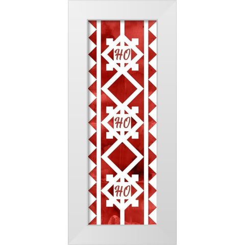 Nordic Quilt III   White Modern Wood Framed Art Print by PI Studio